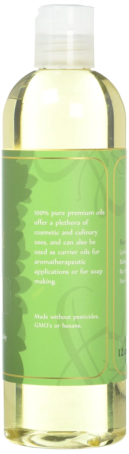 12 Fl.oz Premium Sesame Oil Refined Pure & Organic Skin Hair Nails Health